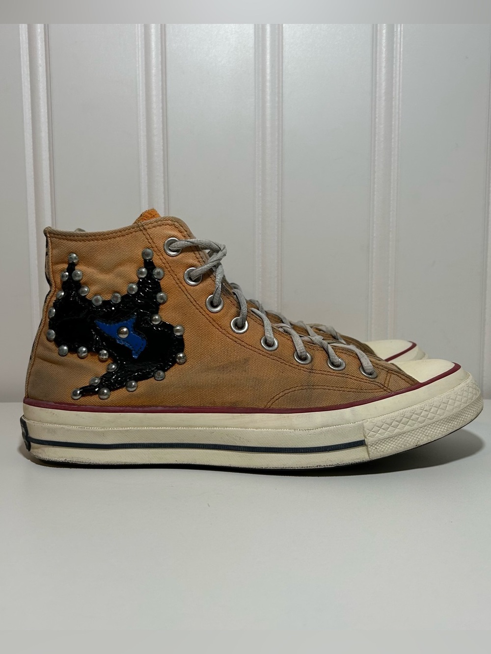 Converse ctas hi come tees star path studded orange High-Top Canvas 70